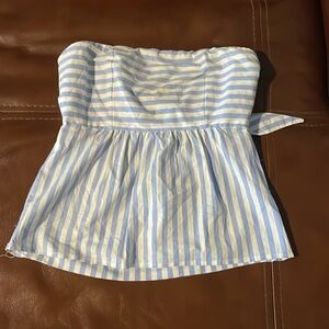 Stripped Baby Doll Top